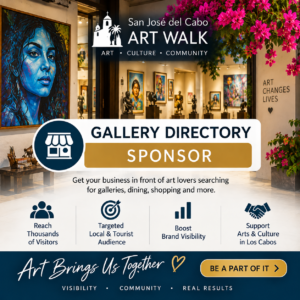 Directory Sponsor advertising package for San José del Cabo Art Walk visitors